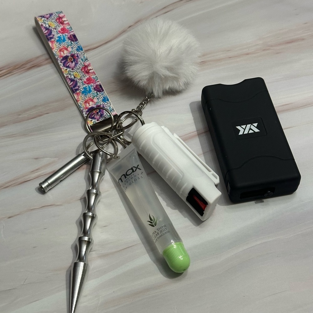 Flower Self Defense Keychain